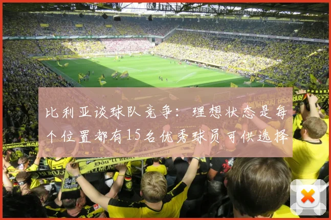 比利亚谈球队竞争：理想状态是每个位置都有15名优秀球员可供选择